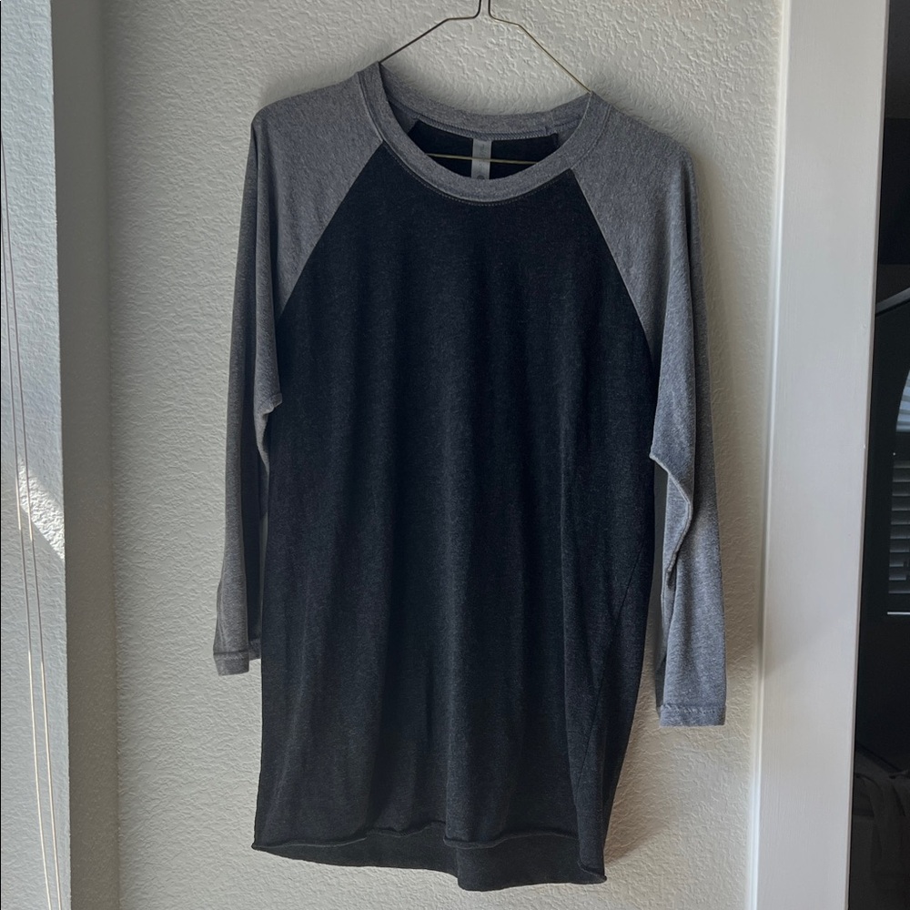 Next Level Apparel Two-Tone Long Sleeve Tee